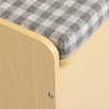 image:imageHumble Crew Jaime Hinged Toy Storage Chest with Safety Lid amp Removable Cushion Wooden Toy Box Bench for Kids Natural Finish 27x16x24 Safe Storage Organizer for Playroom or Bedroom
