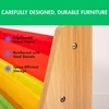 image:imageHumble Crew Kids Bookshelf 4Tier FrontFacing Book Display Organizer Montessori Toddler Bookcase for Playroom Bedroom amp Reading Corner Natural WoodPrimaryRainbow