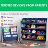 image:imageHumble Crew Kids Bookshelf 4Tier FrontFacing Book Display Organizer Montessori Toddler Bookcase for Playroom Bedroom amp Reading Corner Natural WoodPrimaryGreyNavy