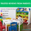 image:imageHumble Crew Kids Bookshelf 4Tier FrontFacing Book Display Organizer Montessori Toddler Bookcase for Playroom Bedroom amp Reading Corner Natural WoodPrimaryWhitePrimary