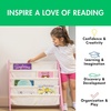 image:imageHumble Crew Kids Bookshelf 4Tier FrontFacing Book Display Organizer Montessori Toddler Bookcase for Playroom Bedroom amp Reading Corner Natural WoodPrimaryPinkWhite