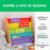 image:imageHumble Crew Kids Bookshelf 4Tier FrontFacing Book Display Organizer Montessori Toddler Bookcase for Playroom Bedroom amp Reading Corner Natural WoodPrimaryRainbow