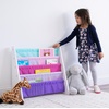 image:imageHumble Crew Kids Bookshelf 4Tier FrontFacing Book Display Organizer Montessori Toddler Bookcase for Playroom Bedroom amp Reading Corner Natural WoodPrimaryWhitePinkPurpleBlue