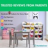 image:imageHumble Crew Kids Bookshelf 4Tier FrontFacing Book Display Organizer Montessori Toddler Bookcase for Playroom Bedroom amp Reading Corner Natural WoodPrimaryGreyPink