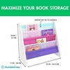 image:imageHumble Crew Kids Bookshelf 4Tier FrontFacing Book Display Organizer Montessori Toddler Bookcase for Playroom Bedroom amp Reading Corner Natural WoodPrimaryWhitePinkPurpleBlue