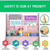 image:imageHumble Crew Kids Bookshelf 4Tier FrontFacing Book Display Organizer Montessori Toddler Bookcase for Playroom Bedroom amp Reading Corner Natural WoodPrimaryGreyPink