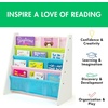 image:imageHumble Crew Kids Bookshelf 4Tier FrontFacing Book Display Organizer Montessori Toddler Bookcase for Playroom Bedroom amp Reading Corner Natural WoodPrimaryWhitePastels
