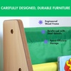 image:imageHumble Crew Kids Bookshelf 4Tier FrontFacing Book Display Organizer Montessori Toddler Bookcase for Playroom Bedroom amp Reading Corner Natural WoodPrimaryNatural WoodPrimary