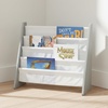 image:imageHumble Crew Kids Bookshelf 4Tier FrontFacing Book Display Organizer Montessori Toddler Bookcase for Playroom Bedroom amp Reading Corner Natural WoodPrimaryGreyWhite