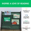 image:imageHumble Crew Kids Bookshelf 4Tier FrontFacing Book Display Organizer Montessori Toddler Bookcase for Playroom Bedroom amp Reading Corner Natural WoodPrimaryCamo Green