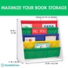 image:imageHumble Crew Kids Bookshelf 4Tier FrontFacing Book Display Organizer Montessori Toddler Bookcase for Playroom Bedroom amp Reading Corner Natural WoodPrimaryWhitePrimary