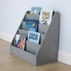 image:imageHumble Crew Kids Bookshelf 5Tier FrontFacing Book Display Organizer Montessori Toddler Bookcase for Playroom Bedroom amp Reading Corner NaturalAquaGrey