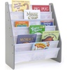 image:imageHumble Crew Kids Bookshelf 6Tier FrontFacing Book Display Organizer Montessori Toddler Bookcase for Playroom Bedroom amp Reading Corner WhiteNatural Wood  Humble CrewGreyWhite