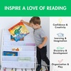 image:imageHumble Crew Kids Bookshelf 6Tier FrontFacing Book Display Organizer Montessori Toddler Bookcase for Playroom Bedroom amp Reading Corner WhiteNatural Wood  Humble CrewWhite