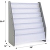 image:imageHumble Crew Kids Bookshelf 6Tier FrontFacing Book Display Organizer Montessori Toddler Bookcase for Playroom Bedroom amp Reading Corner WhiteNatural Wood  Humble CrewGreyWhite