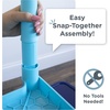 image:imageHumble Crew Kids Plastic Table and Chair Set Toddler Activity Table with 4 Chairs Lightweight EasyClean Kids Desk for Play Snacks amp Crafts Playroom Furniture BlueRedGreenYellowPurpleMultiblue Table  Chairs