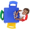 image:imageHumble Crew Kids Plastic Table and Chair Set Toddler Activity Table with 4 Chairs Lightweight EasyClean Kids Desk for Play Snacks amp Crafts Playroom Furniture BlueRedGreenYellowPurpleBlue TablePrimary Chairs