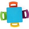 image:imageHumble Crew Kids Plastic Table and Chair Set Toddler Activity Table with 4 Chairs Lightweight EasyClean Kids Desk for Play Snacks amp Crafts Playroom Furniture BlueRedGreenYellowPurpleBlue Table  RedGreenYellowPurple Chairs