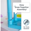 image:imageHumble Crew Kids Plastic Table and Chair Set Toddler Activity Table with 4 Chairs Lightweight EasyClean Kids Desk for Play Snacks amp Crafts Playroom Furniture BlueRedGreenYellowPurpleWhite TablePastel Chairs