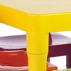 image:imageHumble Crew Kids Plastic Table and Chair Set Toddler Activity Table with 4 Chairs Lightweight EasyClean Kids Desk for Play Snacks amp Crafts Playroom Furniture BlueRedGreenYellowPurpleYellow TableVibrant Chairs