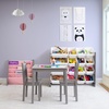 image:imageHumble Crew Kids Table and Chair Set Toddler Activity Table with 2 Chairs for Play Crafts Snacks amp Learning Wooden Kids Furniture for Playroom amp Bedroom WhiteGrey