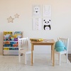 image:imageHumble Crew Kids Table and Chair Set Toddler Activity Table with 2 Chairs for Play Crafts Snacks amp Learning Wooden Kids Furniture for Playroom amp Bedroom WhiteNatural WoodWhite