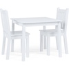 image:imageHumble Crew Kids Table and Chair Set Toddler Activity Table with 2 Chairs for Play Crafts Snacks amp Learning Wooden Kids Furniture for Playroom amp Bedroom WhiteOff White