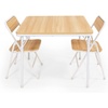image:imageHumble Crew Kids Table and Chair Set Toddler Activity Table with 2 Chairs for Play Crafts Snacks amp Learning Wooden Kids Furniture for Playroom amp Bedroom WhiteNaturalWhite  Folding