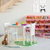 image:imageHumble Crew Kids Table and Chair Set Toddler Activity Table with 2 Chairs for Play Crafts Snacks amp Learning Wooden Kids Furniture for Playroom amp Bedroom WhiteOff White