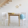 image:imageHumble Crew Kids Table and Chair Set Toddler Activity Table with 2 Chairs for Play Crafts Snacks amp Learning Wooden Kids Furniture for Playroom amp Bedroom WhiteNatural WoodWhite