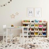 image:imageHumble Crew Kids Table and Chair Set Toddler Activity Table with 2 Chairs for Play Crafts Snacks amp Learning Wooden Kids Furniture for Playroom amp Bedroom WhiteOff White