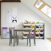 image:imageHumble Crew Kids Table and Chair Set Toddler Activity Table with 2 Chairs for Play Crafts Snacks amp Learning Wooden Kids Furniture for Playroom amp Bedroom WhiteGrey