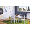image:imageHumble Crew Kids Table and Chair Set Toddler Activity Table with 4 Chairs for Play Crafts Snacks amp Learning Wooden Kids Furniture for Playroom amp Bedroom WhiteWhite