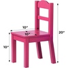 image:imageHumble Crew Kids Table and Chair Set Toddler Activity Table with 4 Chairs for Play Crafts Snacks amp Learning Wooden Kids Furniture for Playroom amp Bedroom WhiteWhitePinkPurple