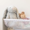 image:imageHumble Crew Slate 3Tier Stuffed Animal Organizer  Grey Woodgrain Frame with White Mesh Storage Slings Open Display for Plush Toys Balls amp Baby GearGrey WoodgrainWhite