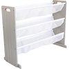 image:imageHumble Crew Slate 3Tier Stuffed Animal Organizer  Grey Woodgrain Frame with White Mesh Storage Slings Open Display for Plush Toys Balls amp Baby GearGrey WoodgrainWhite