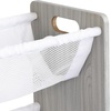 image:imageHumble Crew Slate 3Tier Stuffed Animal Organizer  Grey Woodgrain Frame with White Mesh Storage Slings Open Display for Plush Toys Balls amp Baby GearGrey WoodgrainWhite