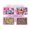 image:imageHumble Crew Small Plastic Storage Bins for Kids Set of 12 Sturdy Toy Organizer Bins for Playroom Nursery Classroom amp Bedroom Storage WhitePinkPurple