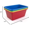 image:imageHumble Crew Small Plastic Storage Bins for Kids Set of 12 Sturdy Toy Organizer Bins for Playroom Nursery Classroom amp Bedroom Storage WhitePrimary