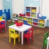 image:imageHumble Crew Small Plastic Storage Bins for Kids Set of 12 Sturdy Toy Organizer Bins for Playroom Nursery Classroom amp Bedroom Storage WhitePrimary