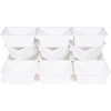 image:imageHumble Crew Small Plastic Storage Bins for Kids Set of 12 Sturdy Toy Organizer Bins for Playroom Nursery Classroom amp Bedroom Storage WhiteWhite
