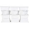 image:imageHumble Crew Small Plastic Storage Bins for Kids Set of 12 Sturdy Toy Organizer Bins for Playroom Nursery Classroom amp Bedroom Storage WhiteWhite