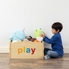 image:imageHumble Crew Toy Storage Chest for Kids Natural Wood Finish Large Toy Box with CutOut Handles amp Rounded Corners PLAY Design for Toddlers amp Preschoolers