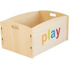 image:imageHumble Crew Toy Storage Chest for Kids Natural Wood Finish Large Toy Box with CutOut Handles amp Rounded Corners PLAY Design for Toddlers amp Preschoolers
