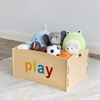 image:imageHumble Crew Toy Storage Chest for Kids Natural Wood Finish Large Toy Box with CutOut Handles amp Rounded Corners PLAY Design for Toddlers amp Preschoolers