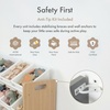 image:imageHumble Crew Toy Storage Organizer with 12 Removable Storage Bins for Kids Playroom 4Tier Toddler Toy Organization GreyBlueGreenYellowNatural WoodWhite