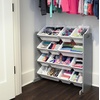 image:imageHumble Crew Toy Storage Organizer with 12 Removable Storage Bins for Kids Playroom 4Tier Toddler Toy Organization Natural WoodAquaGreyWhite