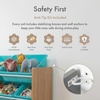image:imageHumble Crew Toy Storage Organizer with 12 Removable Storage Bins for Kids Playroom 4Tier Toddler Toy Organization Natural WoodAquaNatural WoodAqua