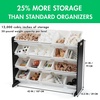image:imageHumble Crew Toy Storage Organizer with 16 Removable Storage Bins for Kids Playroom 4Tier Toddler Toy Organization and Storage WhiteWhiteBlackWhite