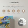 image:imageHumble Crew Toy Storage Organizer with 16 Removable Storage Bins for Kids Playroom 4Tier Toddler Toy Organization and Storage WhiteWhiteGreyBlueGreenYellow